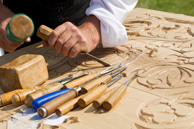 traditional-craftsman-carving-wood